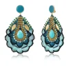 Alizia clip-on earrings - blue