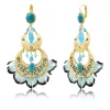 Alizia sleeper earrings - blue