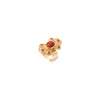Angelique adjustable ring - red