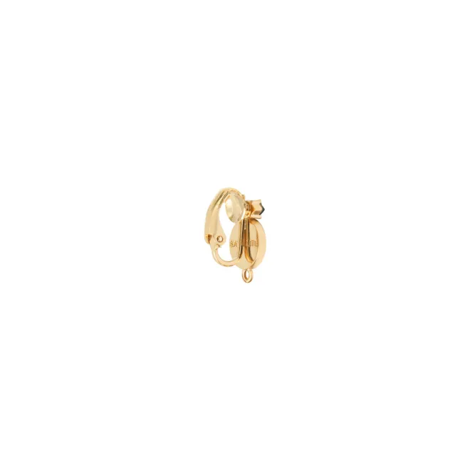 Angelique clip-on earrings - white