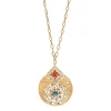 Angelique long necklace - multicoloured