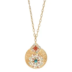 Angelique long necklace - multicoloured