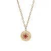 Angelique pendant necklace - multicoloured