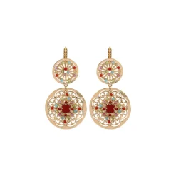 Angelique sleeper earrings - multicoloured