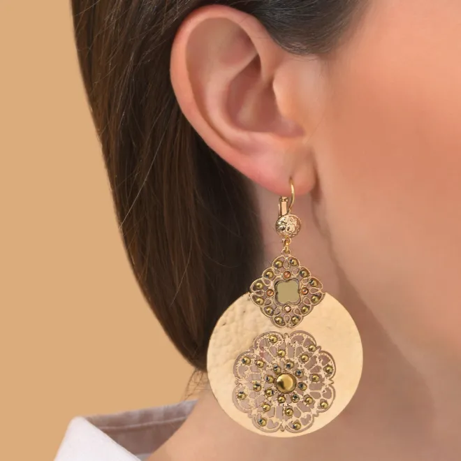 Angelique sleeper earrings - gold