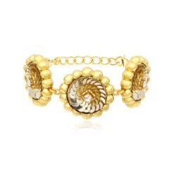 Angèle adjustable chain bracelet - gold
