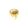 Angèle round ring - gold