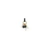 Annella delicate pendant necklace - black and white