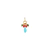 Annella fine pendant necklace - multicolor