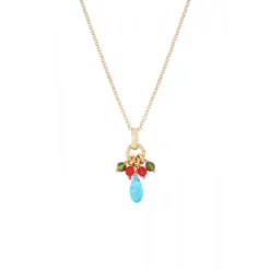 Annella fine pendant necklace - multicolor