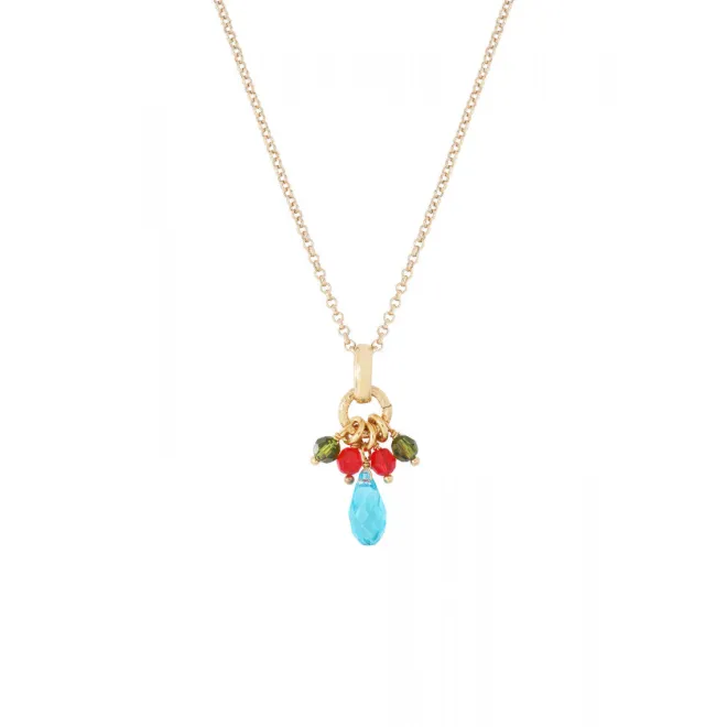 Annella fine pendant necklace - multicolor