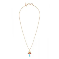 Annella fine pendant necklace - multicolor