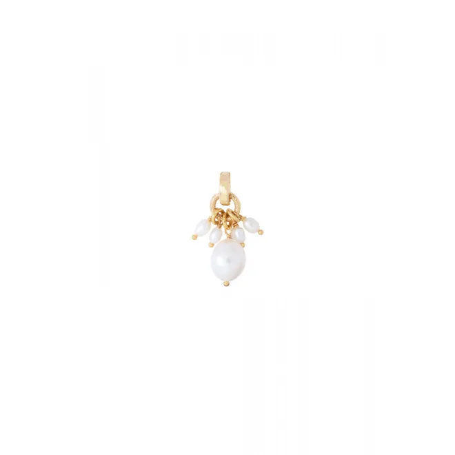 Annella fine pendant necklace - white pearl