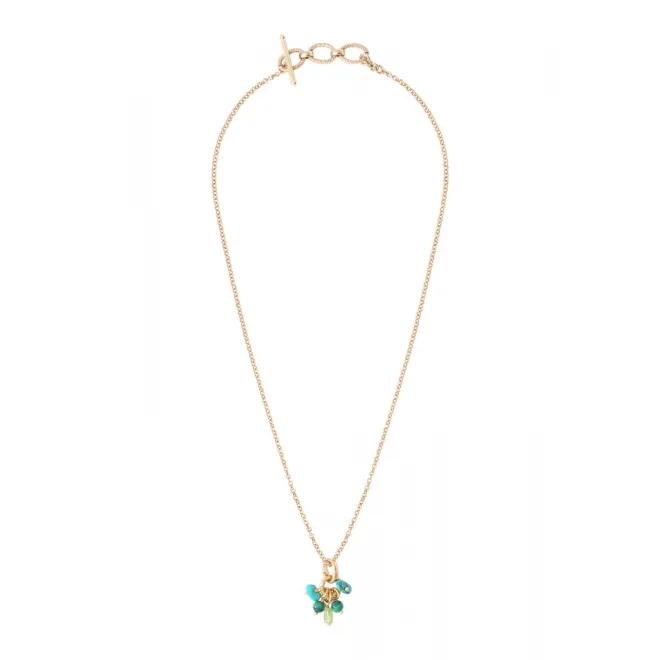 Annella fine pendant necklace - green