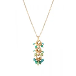 Annella pendant necklace - green