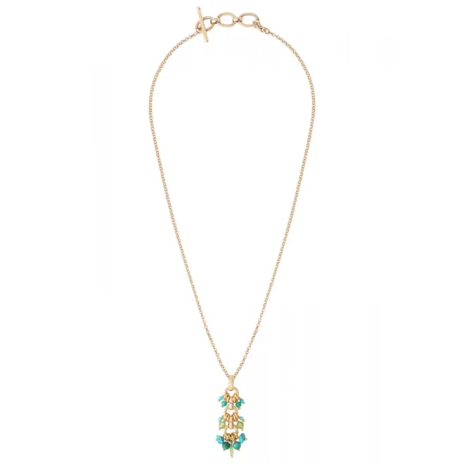 Annella pendant necklace - green