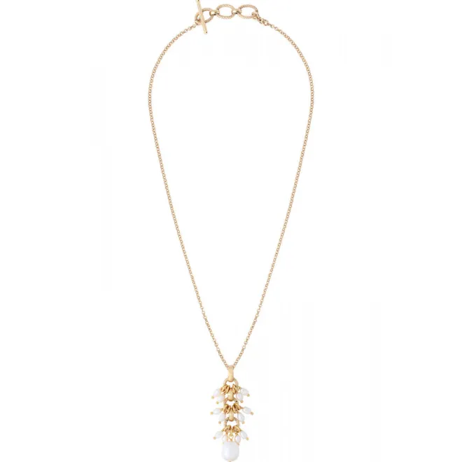 Annella pendant necklace - white pearl