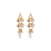 Annella pierced stud earrings - gold