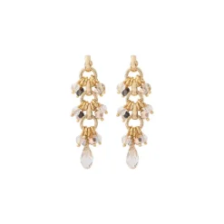 Annella pierced stud earrings - gold