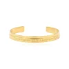 Ashanti medium adjustable bangle bracelet – gold