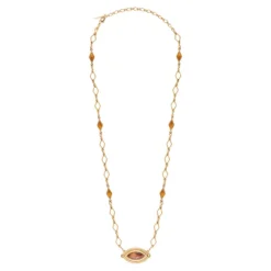 Atria Adjustable Pendant Necklace - Tortoiseshell