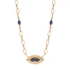 Atria Adjustable Pendant Necklace - Blue