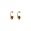 Atria hoop earrings - blue