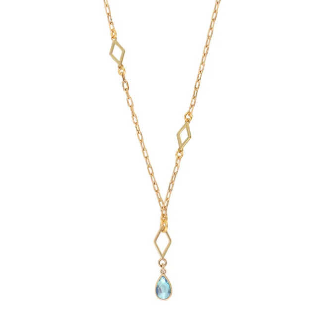 Atria pendant necklace - blue