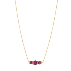Avola pendant necklace - purple