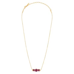 Avola pendant necklace - purple