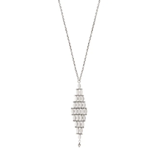 Babylon Adjustable Pendant Necklace - Silver