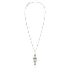 Babylon Adjustable Pendant Necklace - Silver