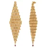 Babylon pierced stud earrings - gold