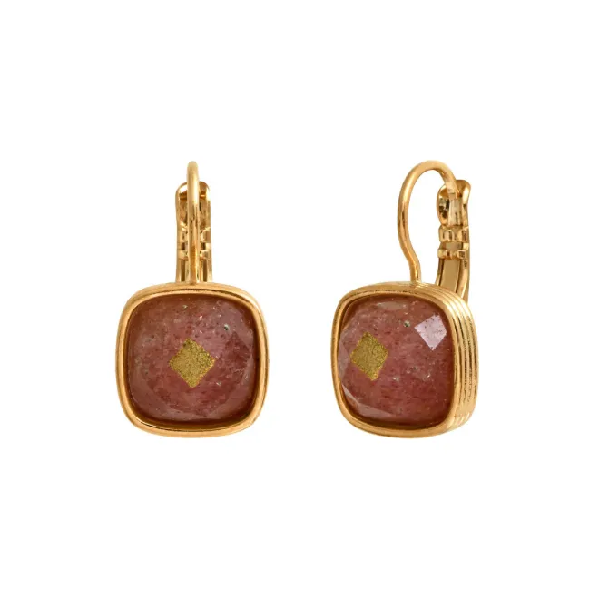 Babylon sleeper earrings - roses
