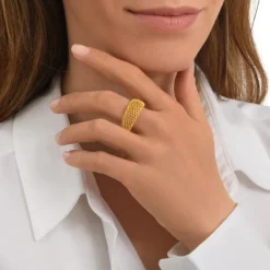 Betty adjustable ring - gold