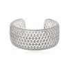 Betty cuff bracelet - silver