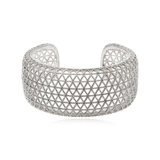 Betty cuff bracelet - silver