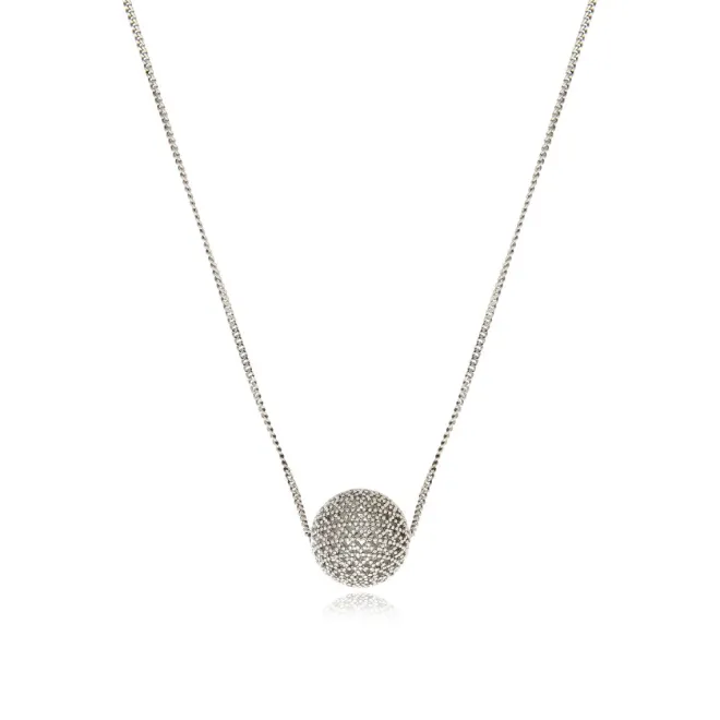 Betty pendant necklace - silver