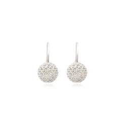 Betty small sleeper earrings - silver