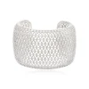 Betty wide cuff bracelet - silver