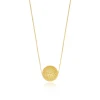 Betty Wide Pendant Necklace - Gold