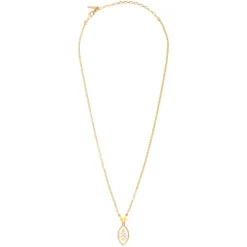 Capraia mid-length necklace - white