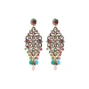 Chiara flower stud earrings - multicoloured