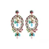 Chiara graphic stud earrings - multicoloured