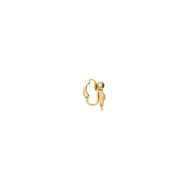 Circus clip-on earrings - green