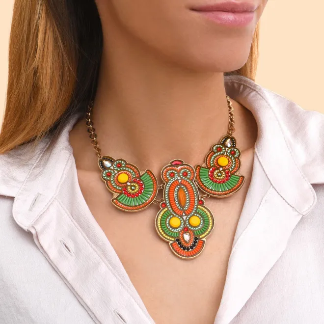 Circus Necklace - Green