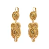 Circus sleeper earrings - gold