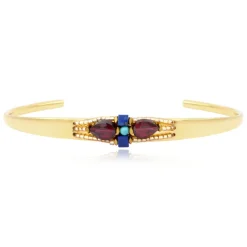 Dakota Adjustable Bangle Bracelet - Multicolored