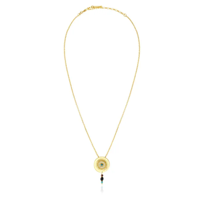 Dakota Adjustable Delicate Pendant Necklace - Multicolored