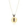 Dakota Adjustable Pendant Necklace - Multicolored